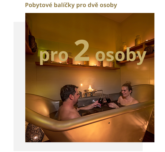 wellness pobytový balíček pro 2 osoby