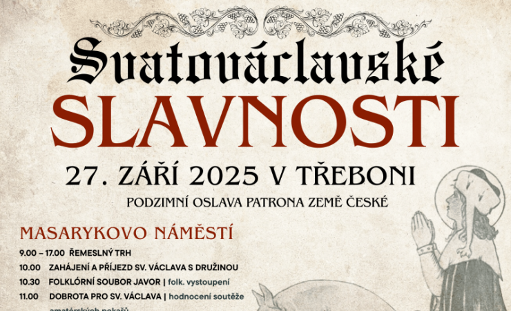 Svatováclavské slavnosti v Třeboni 27. září 2025